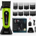 Mașină de Tuns Profesională BIRAI iPRO Strike, 11.500 RPM, IPX7, Afișaj LED, Verde