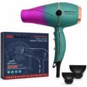 Uscător de Păr Profesional BIRAI iPRO Barber's V11, 2400W, Cablu 3 m, Verde-Mov