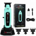 Trimmer Profesional BIRAI iPRO Barber's S-Line, 8000 RPM, Lamă Ceramică Zero-Gap, Turcoaz