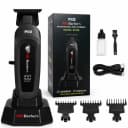 Trimmer Profesional BIRAI iPRO Barber's S-Line, 8000 RPM, Lamă Ceramică Zero-Gap, Negru