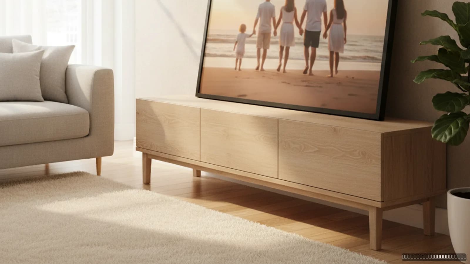 Ramă foto digitală mare: ce dimensiuni alegi pentru living