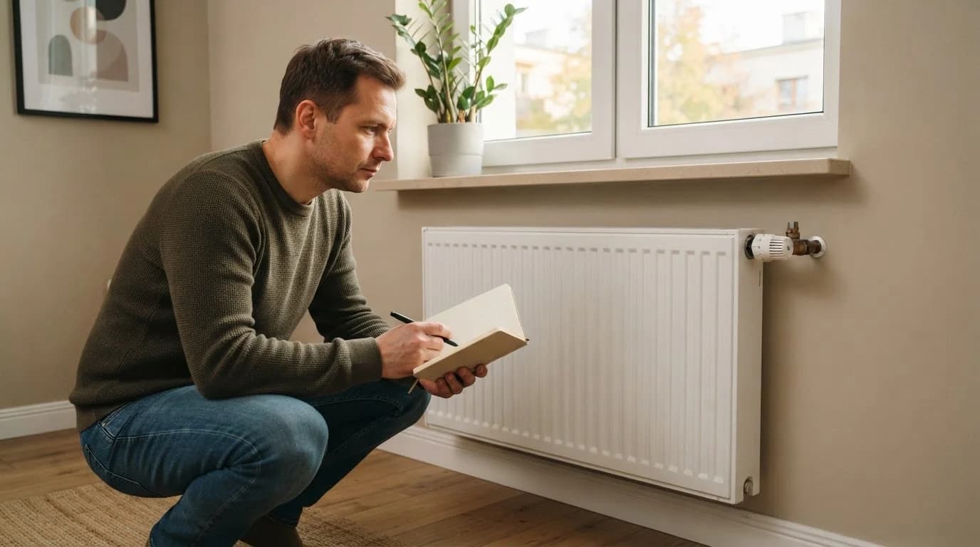 Calorifer rece jos: cauze, verificări și rolul termostatului