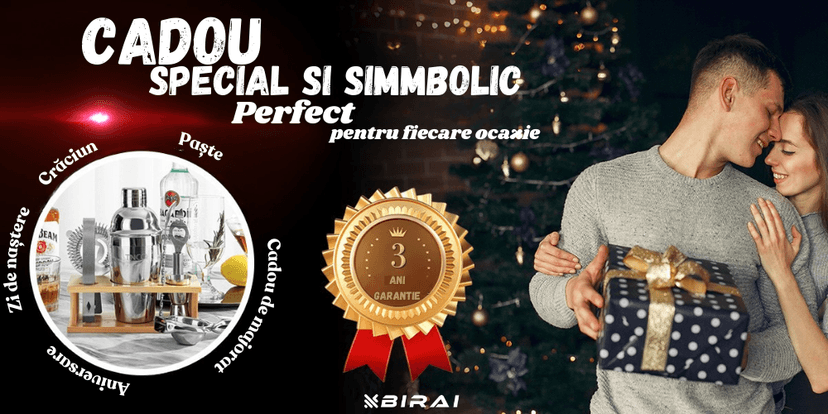 Cutie cadou premium pentru setul de barman