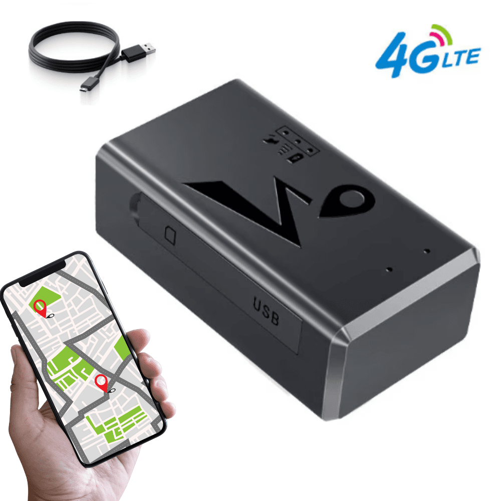 GPS tracker auto BIRAI Q8, 4G LTE, baterie 1200 mAh, fixare magnetică, IP65
