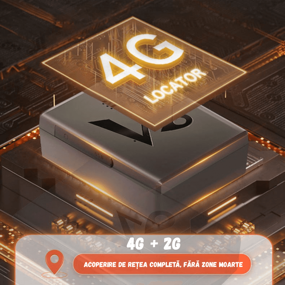 GPS tracker auto BIRAI Q8, 4G LTE, baterie 1200 mAh, fixare magnetică, IP65 — imaginea 2