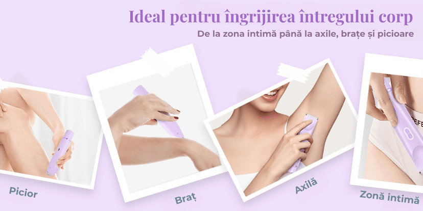 epilator electric femei zona intima axila picioare
