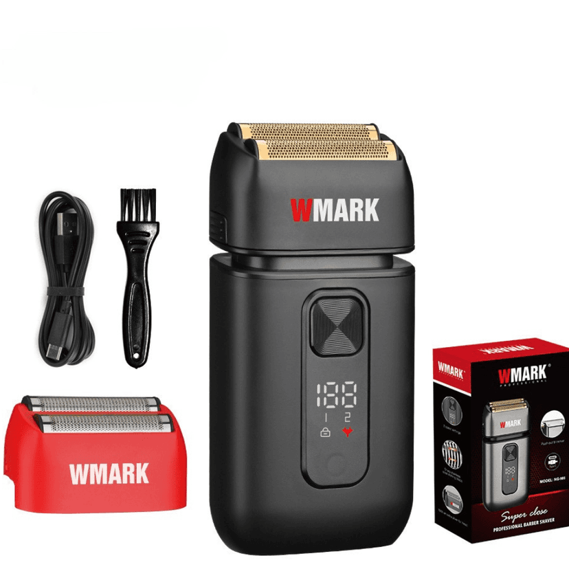 Aparat Ras Wmark Evo BIRAI® – 7000 RPM, Trimmer, USB, Waterproof, Negru
