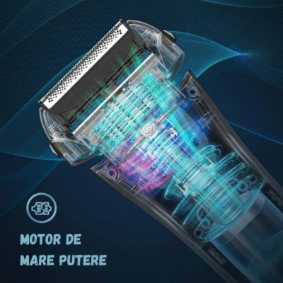 Motor puternic de 8600 RPM pentru aparat de ras electric BIRAI® FK-609, performanță rapidă și tăiere uniformă