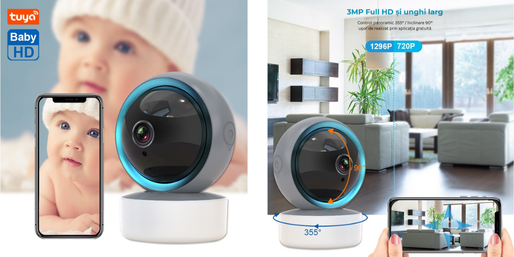  Ideal pentru părinții care doresc monitorizare constantă, de la distanță.