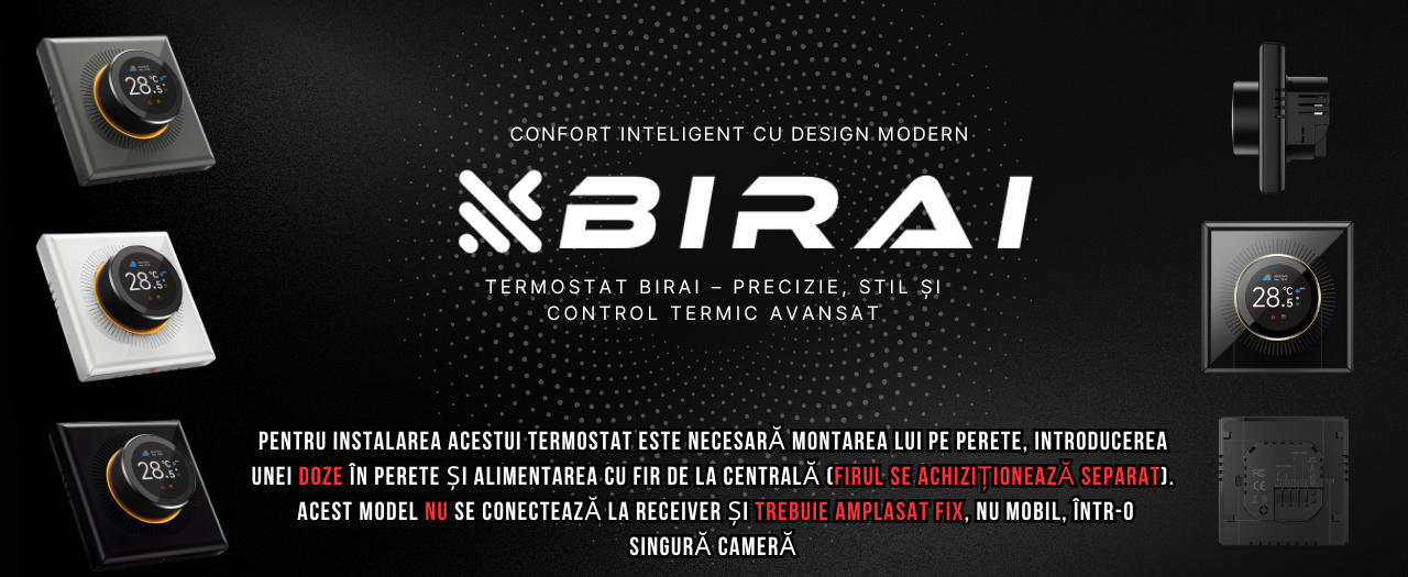Termostat inteligent WiFi Birai