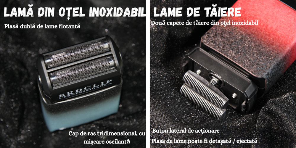 Aparat de ras shaver barbierit umed si uscat profesional 4D