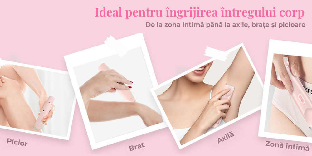 epilator electric femei zona intima axila picioare