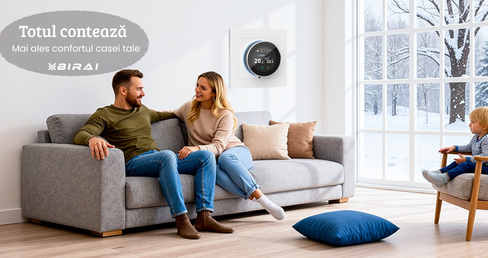 Control total al temperaturii, pentru toata familia