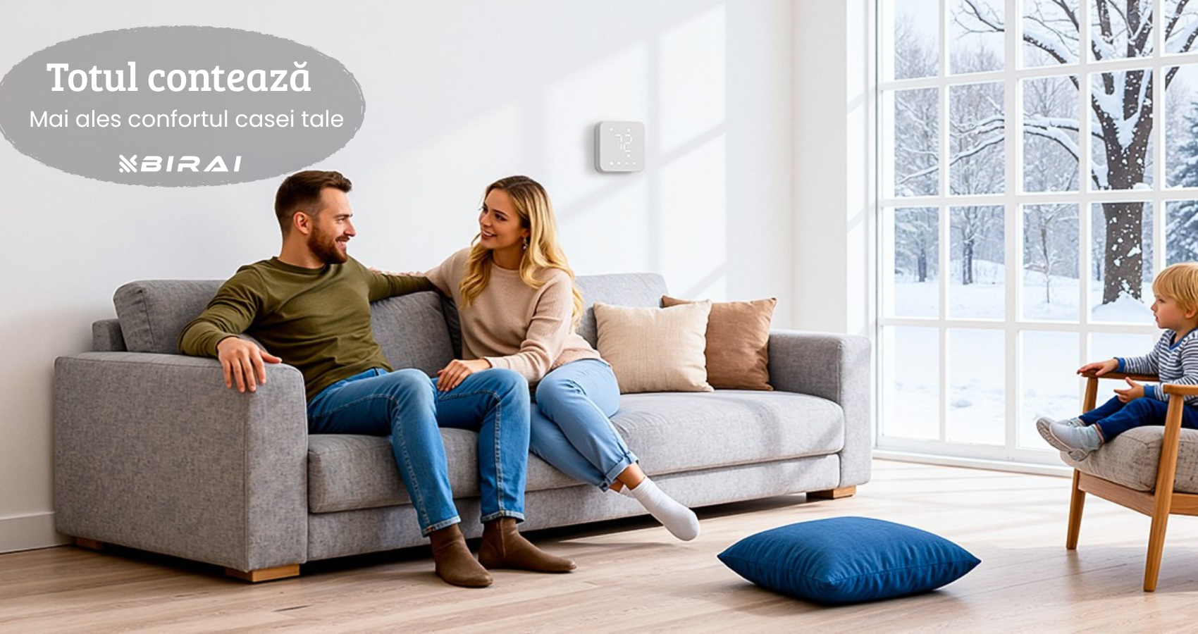 Programare temperatura termostat smart