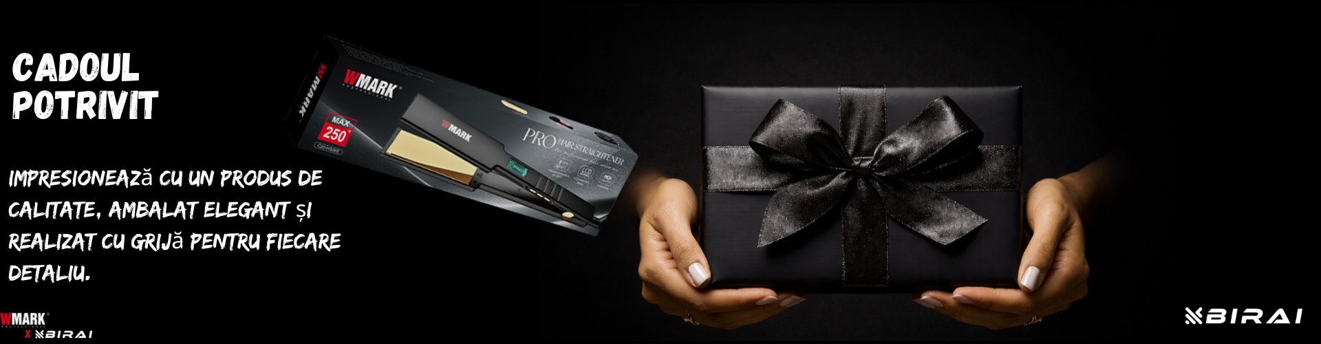 Cadou placa de par profesionala BIRAI SILKY TOUCH GOLD