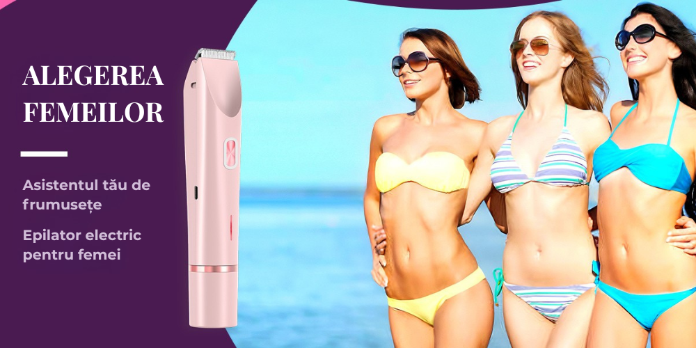 epilator femei profesional 2 in 1 birai