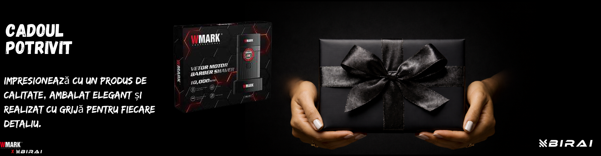 Shaver electric profesional BIRAI Spider 911 – cadou premium pentru barbati, design agresiv