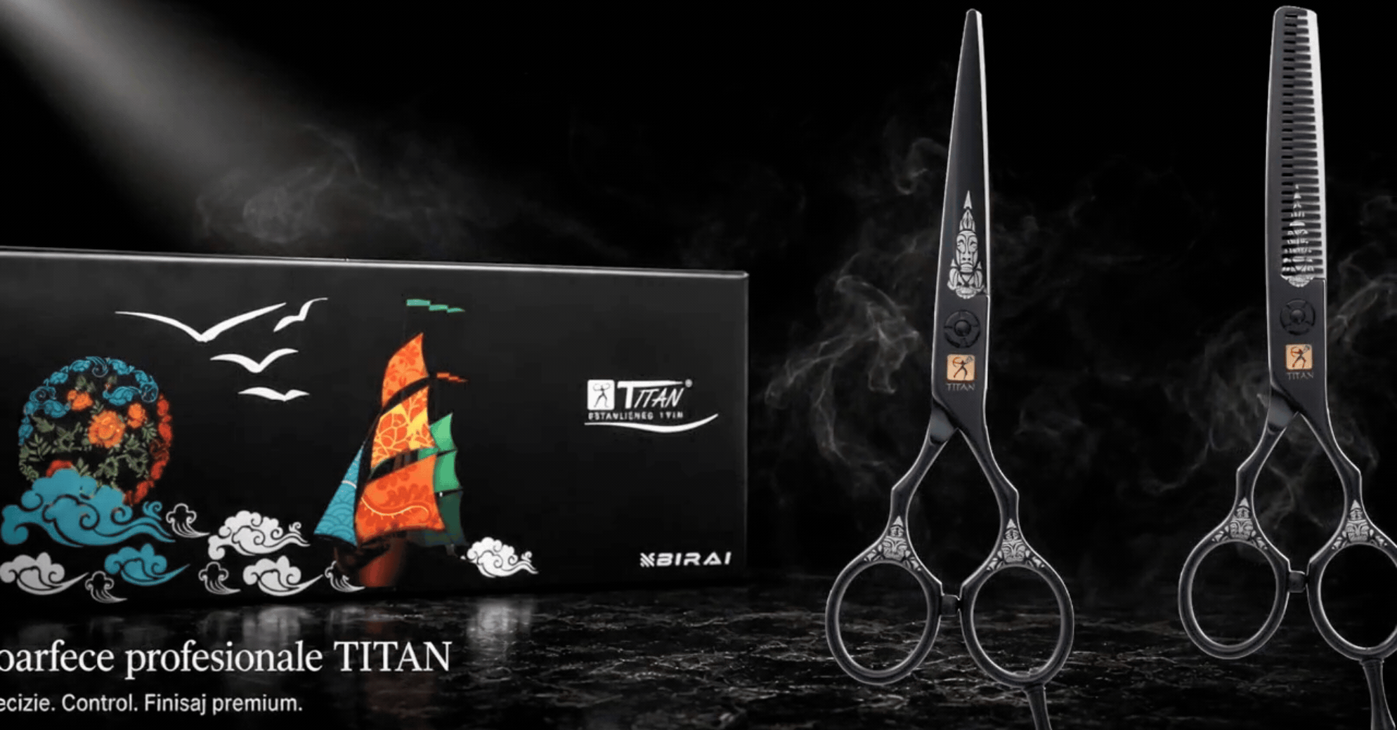 Foarfeca profesionala de filat BIRAI Titan 440C