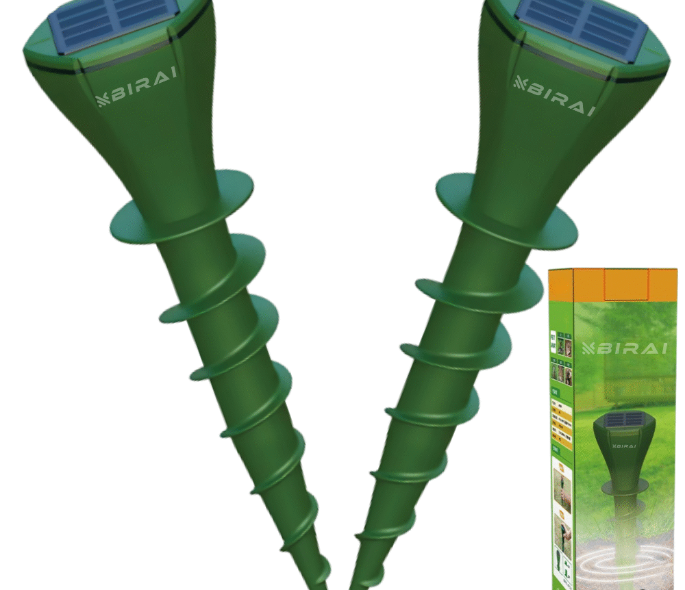 Dispozitiv anti-cartite solar BIRAI BR01 cu ultrasunete si vibratii, acoperire 700 mp