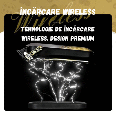 Tehnologie de incarcare wireless pentru masina de tuns profesionala WMARK BIRAI ROULETTE.