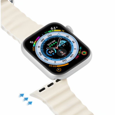Smartwatch X10 Pro 3 – Ceas Inteligent Ecran Curbat, Full Touch, NFC, Apeluri, Notificari, Monitorizare Sanatate, Rezistent la Apa, Crem - imagine 2