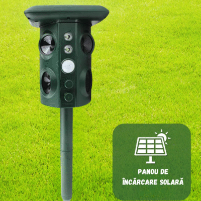 Aparat BIRAI® BR02, 5 Moduri, Încărcare Solară, IP65, Repelent Rozătoare & Șerpi, Protecție Ecologică Grădină - imagine 5
