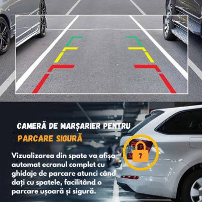 Camera Auto BIRAI® GoMotion 2K, Tripla, GPS, WiFi, Night Vision, WDR, G-Senzor, Monitorizare Parcare 24/7, Unghi 170°, Ecran IPS 3.5", Full HD 1440P, Fata-Spate, Aplicatie Telefon, Negru - imagine 5