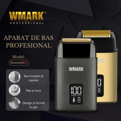 Aparat de Ras Electric Profesional WMARK by BIRAI Model SmoothX – Performanță și Precizie pentru un Bărbierit Perfect - imagine 5
