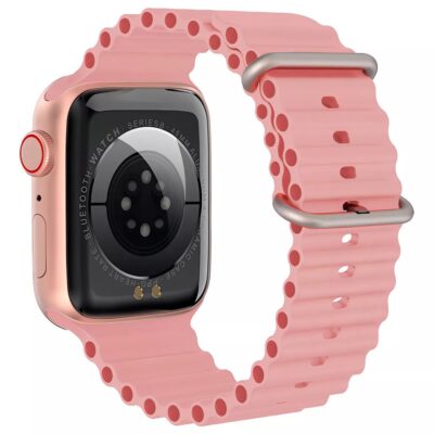 Smartwatch X10 Pro 3 – Ceas Inteligent Ecran Curbat, Full Touch, NFC, Apeluri, Notificari, Monitorizare Sanatate, Rezistent la Apa, Roz - imagine 3