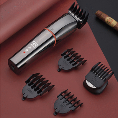Mașină de Tuns și Ras Profesională 6 în 1 BIRAI® LK-860 – Trimmer Multifuncțional, Afișaj LED, Lame Titan, Autonomie 99 Min, Rezistent la Apă, Încărcare USB - imagine 4