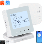 Termostat Inteligent BIRAI® WiFi – Compatibil Centrală, Tuya, Alexa, Google Home, Receiver Inclus