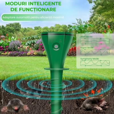 dispozitiv anti cartite solar ultrasunete protectie spatii exterioare