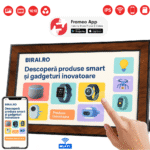 Rama Foto Digitală BIRAI® Y101 WiFi 10.1" HD IPS, Touchscreen, 64GB, Android, Redare Foto/Video