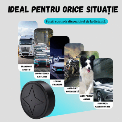 GPS Tracker Masina Antifurt BIRAI PG12 – Localizare in Timp Real, Magnet Puternic, Autonomie 5 Zile - imagine 4
