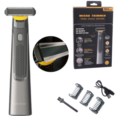 Aparat de tuns și ras BIRAI Micro V2 Pro – trimmer electric multifuncțional pentru corp și față