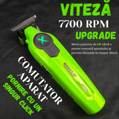 Set profesional 2 în 1 Birai BRDPRO: trimmer corp IPX7 + mașină de tuns păr și barbă, lame premium, autonomie mare și accesorii incluse - imagine 5