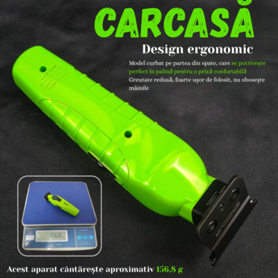 Trimmer Profesional BIRAI BRDPRO 2 – IPX7, 7700 RPM, Lame Oțel - imagine 5
