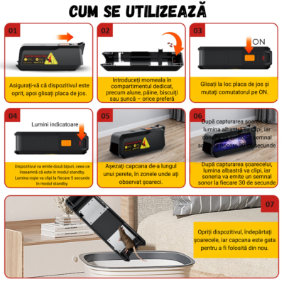 Capcana electrica profesionala pentru soareci Birai K3 - imagine 2