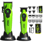 Set profesional 2 în 1 Birai BRDPRO: trimmer corp IPX7 + mașină de tuns păr și barbă, lame premium, autonomie mare și accesorii incluse