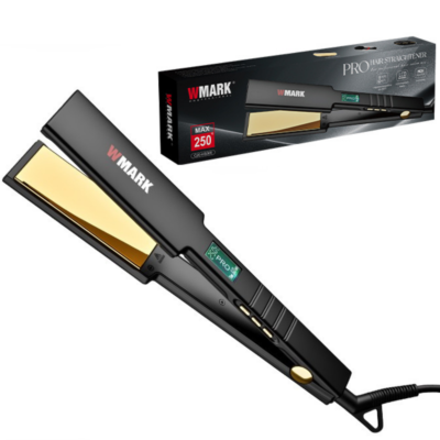 Placă de păr profesională BIRAI Silky Touch Gold cu plăci Nano-Titan ceramice aurii