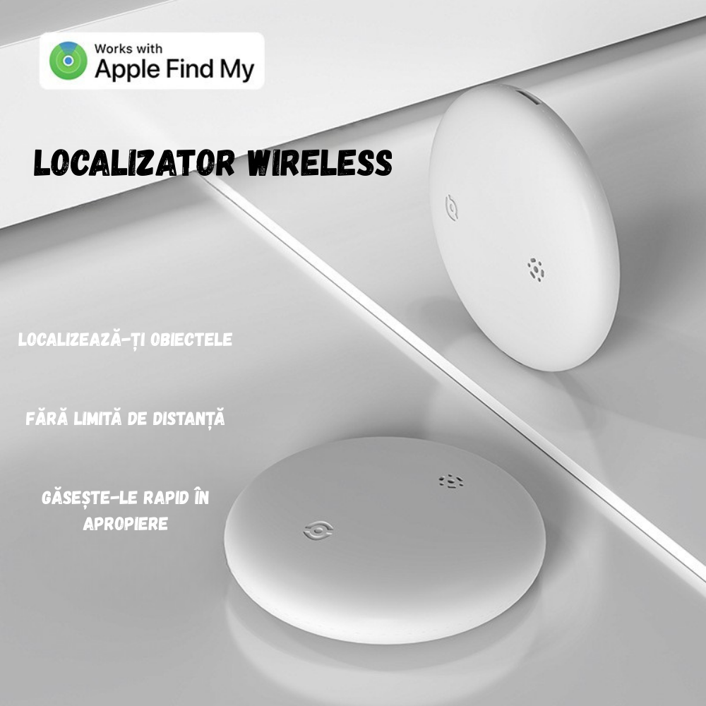 Dispozitiv Anti-Pierdere BIRAI SafeTag, Compatibil IOS, Localizare GPS Tracker, Acoperire Globala, Alb - imagine 3