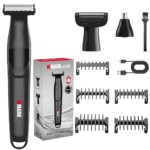 Aparat de Ras Electric Profesional BIRAI MultiGroom Pro 3-în-1, 7.000 RPM, Wet & Dry