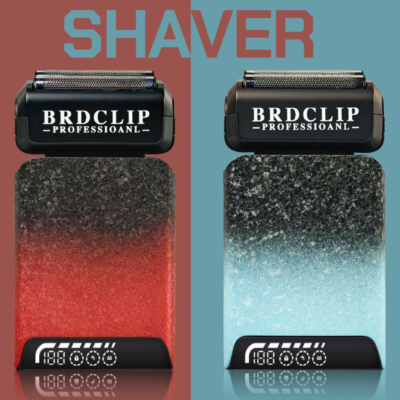 Aparat de Ras Electric Profesional BIRAI® BRD S201, Shaver 7500 RPM, Rosu - imagine 4