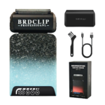 Aparat de Ras Electric Profesional BIRAI® BRD S201, Shaver 7500 RPM, Albastru