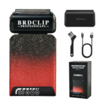 Aparat de Ras Electric Profesional BIRAI® BRD S201, Shaver 7500 RPM, Rosu