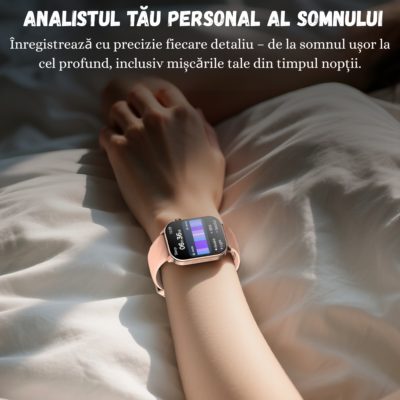 Smartwatch BIRAI Active VLC211, 2.01”, GPS, Apel Bluetooth, Roz - imagine 2