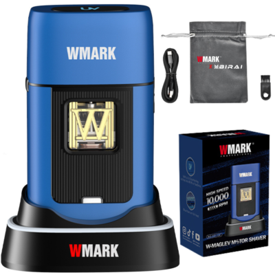 Shaver electric profesional Birai Velocity cu functie UV de igienizare, stand de incarcare si accesorii