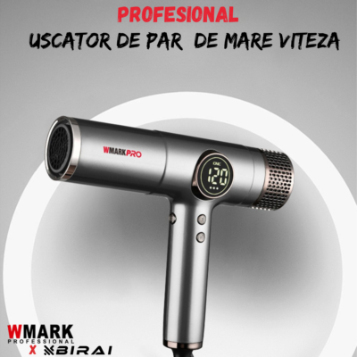 Uscător de Păr de Par BIRAI Nexon Pro, 2100W, Motor Digital, Ionic, High Speed - imagine 4