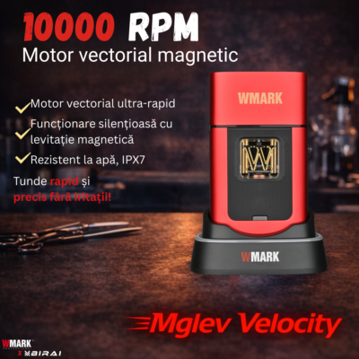Shaver electric profesional Birai Velocity cu motor 10000 RPM, rapid si silentios