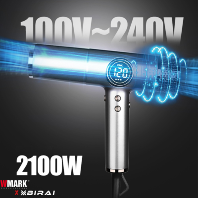 Uscător de Păr de Par BIRAI Nexon Pro, 2100W, Motor Digital, Ionic, High Speed - imagine 2